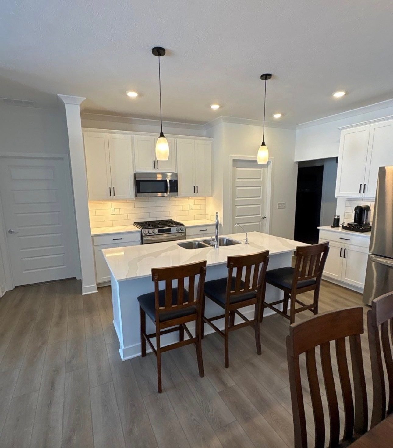 Kitchen pendant lighting by Saters Electric