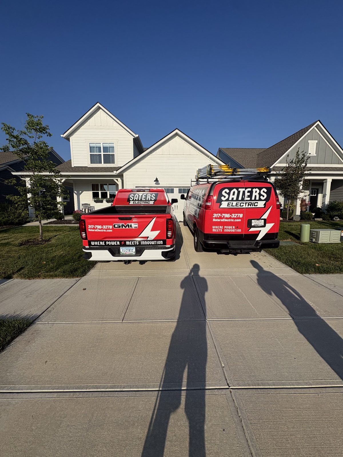 Service trucks by Saters Electric