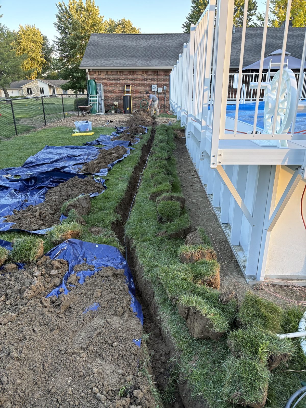 Underground trenching by Saters Electric